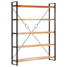 5-tier solid acacia wood shelf 140x30x180 cm by vidaXL, Bookcases and shelves - Ref: Foro24-286586, Price: 314,88 €, Discount: %