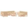 10-piece garden furniture set and solid wood cushions by vidaXL, Garden sets - Ref: Foro24-3186088, Price: 795,90 €, Discount: %