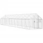 Silver aluminum birdhouse 1.79x10x1.85 m by vidaXL, Feet and bird cages - Ref: Foro24-3155800, Price: 740,75 €, Discount: %