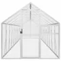 Vogelhaus aus silbernem Aluminium, 1,79 x 10 x 1,85 m von vidaXL, Füße und Vogelkäfige - Ref: Foro24-3155800, Preis: 739,15 €...