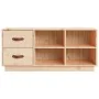 Banco zapatero madera maciza de pino 100x34x45 cm de vidaXL, Zapateros y organizadores de calzado - Ref: Foro24-820177, Preci...