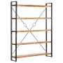 5-tier solid acacia wood shelf 140x30x180 cm by vidaXL, Bookcases and shelves - Ref: Foro24-286586, Price: 314,88 €, Discount: %