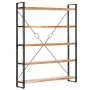 5-tier solid acacia wood shelf 140x30x180 cm by vidaXL, Bookcases and shelves - Ref: Foro24-286586, Price: 314,88 €, Discount: %