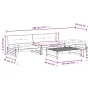 Gartenmöbel-Set 4-teilig und graue Massivholzkissen von vidaXL, Gartensets - Ref: Foro24-3186111, Preis: 809,93 €, Rabatt: %