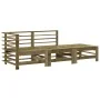 Garden sofa set 3 pieces and cushions made of impregnated pine wood by vidaXL, Garden sets - Ref: Foro24-3186038, Price: 286,...