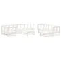 Garden furniture set 10 pieces and white solid wood cushions by vidaXL, Garden sets - Ref: Foro24-3186075, Price: 900,83 €, D...