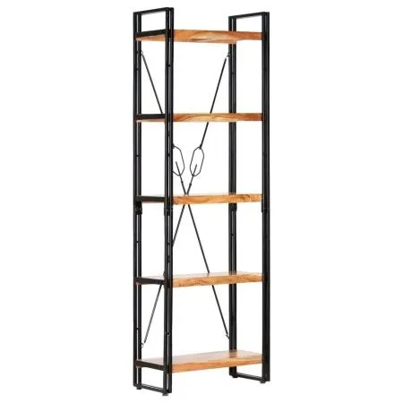 5-level solid acacia wood shelf 60x30x180 cm by vidaXL, Bookcases and shelves - Ref: Foro24-286588, Price: 196,26 €, Discount: %