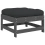 Juego de muebles de jardín 6 pzas y cojines madera maciza gris de vidaXL, Conjuntos de jardín - Ref: Foro24-3185999, Precio: ...