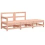 3-piece garden sofa set with Douglas fir wood cushions by vidaXL, Modular outdoor sofas - Ref: Foro24-825602, Price: 218,97 €...