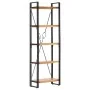 5-level solid acacia wood shelf 60x30x180 cm by vidaXL, Bookcases and shelves - Ref: Foro24-286588, Price: 196,26 €, Discount: %