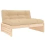 6-teiliges Gartenmöbel-Set und Massivholzkissen von vidaXL, Gartensets - Ref: Foro24-3186123, Preis: 785,81 €, Rabatt: %