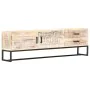 White acacia solid wood TV cabinet 140x30x45 cm by vidaXL, TV Furniture - Ref: Foro24-287328, Price: 271,42 €, Discount: %