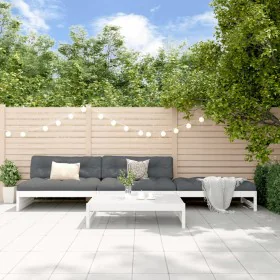 4-piece garden furniture set and white solid wood cushions by vidaXL, Garden sets - Ref: Foro24-3186110, Price: 784,75 €, Dis...