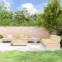 Juego de muebles de jardín 6 piezas y cojines madera maciza de vidaXL, Conjuntos de jardín - Ref: Foro24-3186151, Precio: 807...