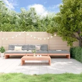 4-piece garden furniture set with Douglas fir wood cushions by vidaXL, Garden sets - Ref: Foro24-3186142, Price: 704,78 €, Di...
