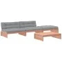 4-piece garden furniture set with Douglas fir wood cushions by vidaXL, Garden sets - Ref: Foro24-3186142, Price: 706,93 €, Di...