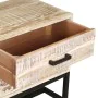 White acacia solid wood TV cabinet 140x30x45 cm by vidaXL, TV Furniture - Ref: Foro24-287328, Price: 271,42 €, Discount: %