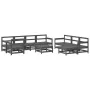 Gartenmöbel-Set 10-teilig und graue Massivholzkissen von vidaXL, Gartensets - Ref: Foro24-3186083, Preis: 947,51 €, Rabatt: %