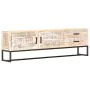 White acacia solid wood TV cabinet 140x30x45 cm by vidaXL, TV Furniture - Ref: Foro24-287328, Price: 271,42 €, Discount: %