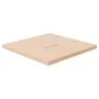 Square oak wood untreated table top 80x80x4 cm by vidaXL, Table tops - Ref: Foro24-342946, Price: 128,07 €, Discount: %