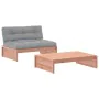 2-teiliges Gartenmöbel-Set mit Kissen aus Douglasienholz von vidaXL, Gartensets - Ref: Foro24-3186135, Preis: 332,42 €, Rabat...