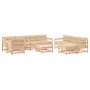 10-teiliges Gartenmöbel-Set und Massivholzkissen von vidaXL, Gartensets - Ref: Foro24-3186081, Preis: 782,83 €, Rabatt: %