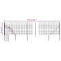 Drahtzaun mit Ankerspitzen grün 0,8x10 m von vidaXL, Zaunpaneele - Ref: Foro24-154112, Preis: 81,69 €, Rabatt: %