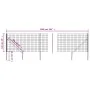 Drahtzaun mit Ankerspitzen grün 1x10 m von vidaXL, Zaunpaneele - Ref: Foro24-154113, Preis: 100,89 €, Rabatt: %