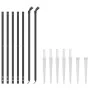 Wire fence with anchor spikes anthracite gray 1x10 m by vidaXL, fence panels - Ref: Foro24-154257, Price: 90,50 €, Discount: %