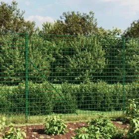 Cerca de alambre con pinchos de anclaje verde 2,2x25 m de vidaXL, Paneles de vallas - Ref: Foro24-154127, Precio: 367,01 €, D...
