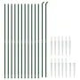 Drahtzaun mit Ankerspitzen grün 1,8x25 m von vidaXL, Zaunpaneele - Ref: Foro24-154125, Preis: 300,04 €, Rabatt: %