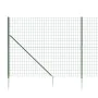 Drahtzaun mit Ankerspitzen grün 1,8x25 m von vidaXL, Zaunpaneele - Ref: Foro24-154125, Preis: 300,04 €, Rabatt: %