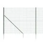 Wire fence with anchor spikes green 1.8x25 m by vidaXL, fence panels - Ref: Foro24-154125, Price: 295,28 €, Discount: %