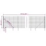 Cerca de alambre con pinchos de anclaje verde 1,8x25 m de vidaXL, Paneles de vallas - Ref: Foro24-154125, Precio: 295,12 €, D...