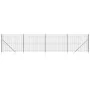 Wire fence with anchor spikes anthracite gray 2.2x10 m by vidaXL, fence panels - Ref: Foro24-154263, Price: 161,73 €, Discoun...