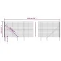 Wire fence with anchor spikes anthracite gray 2.2x10 m by vidaXL, fence panels - Ref: Foro24-154263, Price: 161,73 €, Discoun...