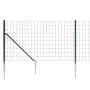 Cerca de alambre con pinchos de anclaje verde 0,8x25 m de vidaXL, Paneles de vallas - Ref: Foro24-154120, Precio: 161,38 €, D...