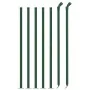 Wire fence with green flange 0.8x10 m by vidaXL, fence panels - Ref: Foro24-154144, Price: 70,33 €, Discount: %
