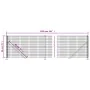Drahtzaun mit grünem Flansch 0,8x10 m von vidaXL, Zaunpaneele - Ref: Foro24-154144, Preis: 70,33 €, Rabatt: %