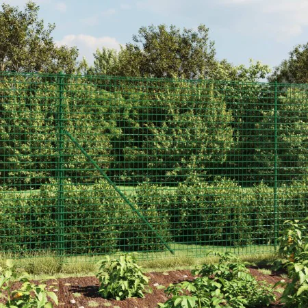 Green wire fence with tie wire 1.6x10 m by vidaXL, fence panels - Ref: Foro24-154148, Price: 110,74 €, Discount: %