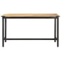 Massiver Esstisch aus rauem Mangoholz, 140 x 70 x 76 cm von vidaXL, Küchen- und Esstische - Ref: Foro24-287434, Preis: 198,96...