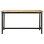 Solid rough mango wood dining table 140x70x76 cm by vidaXL, Kitchen and dining tables - Ref: Foro24-287434, Price: 198,96 €, ...