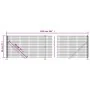 Wire fence with green flange 0.8x25 m by vidaXL, fence panels - Ref: Foro24-154152, Price: 114,18 €, Discount: %