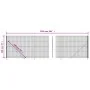 Close to wire with anthracite grey tie 2x25 m by vidaXL, fence panels - Ref: Foro24-154302, Price: 174,69 €, Discount: %