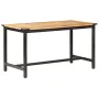 Massiver Esstisch aus rauem Mangoholz, 140 x 70 x 76 cm von vidaXL, Küchen- und Esstische - Ref: Foro24-287434, Preis: 198,96...