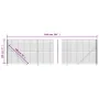 Drahtzaun mit grünem Flansch 1,8x10 m von vidaXL, Zaunpaneele - Ref: Foro24-154165, Preis: 101,99 €, Rabatt: %