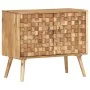 Aparador de madera maciza de acacia 75x35x65 cm de vidaXL, Aparadores - Ref: Foro24-287439, Precio: 200,71 €, Descuento: %