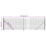 Drahtzaun mit anthrazitgrauem Flansch 0,8x25 m von vidaXL, Zaunpaneele - Ref: Foro24-154312, Preis: 73,64 €, Rabatt: %