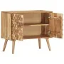 Aparador de madera maciza de acacia 75x35x65 cm de vidaXL, Aparadores - Ref: Foro24-287439, Precio: 200,71 €, Descuento: %