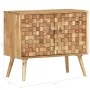 Aparador de madera maciza de acacia 75x35x65 cm de vidaXL, Aparadores - Ref: Foro24-287439, Precio: 200,71 €, Descuento: %